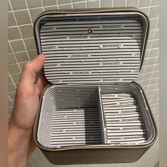 Louenhide Brown Jewelry Case Jilly box - Picture 3 of 6